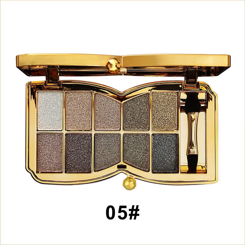 10 colors Sparkle Shimmer Eyeshadow Palette