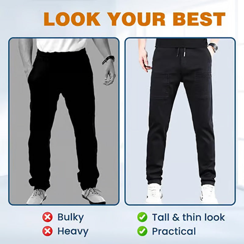 Durable cargo pants with high stretch content and several pockets