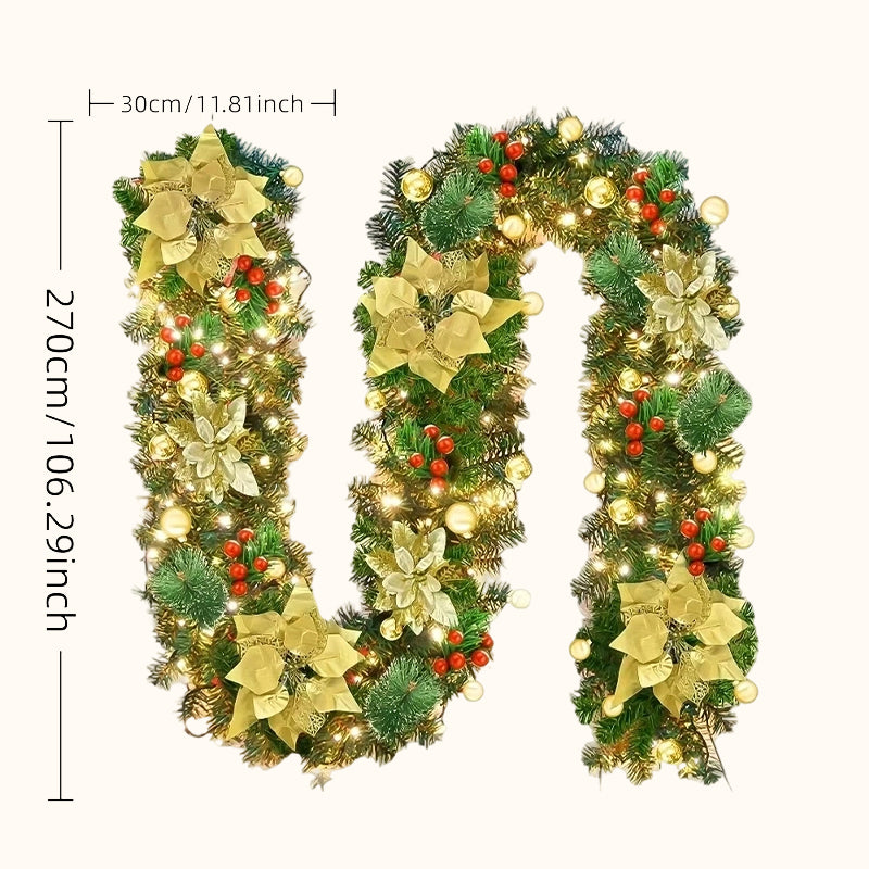 ๐ Christmas wreath made of pine needles for the door, the mantelpiece, and as Christmas decoration for the home