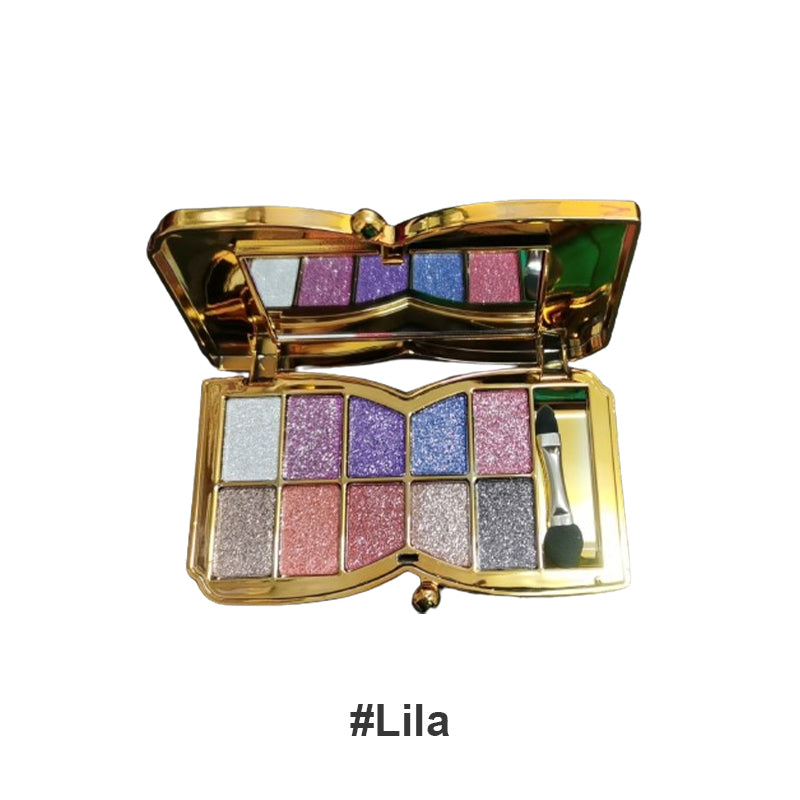 10 colors Sparkle Shimmer Eyeshadow Palette
