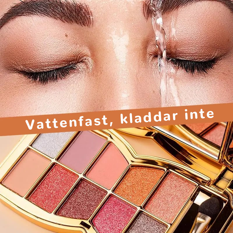 10 colors Sparkle Shimmer Eyeshadow Palette