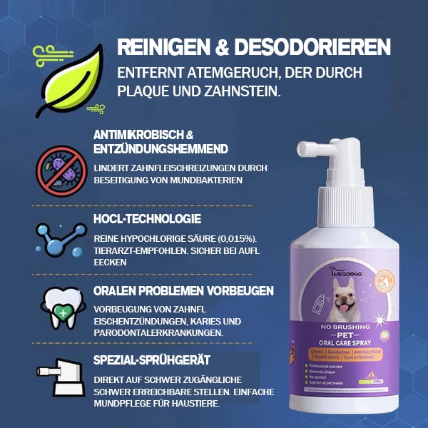 š„Offerš„Tooth cleaning spray for dogs and cats.