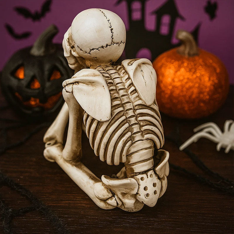 π Halloween Three Wise Skeletons Resin Figurines π