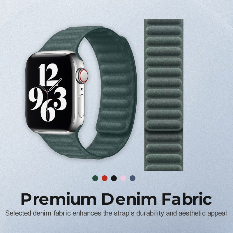 Magnetic Woven Twill Band (Apple Watch compatible)