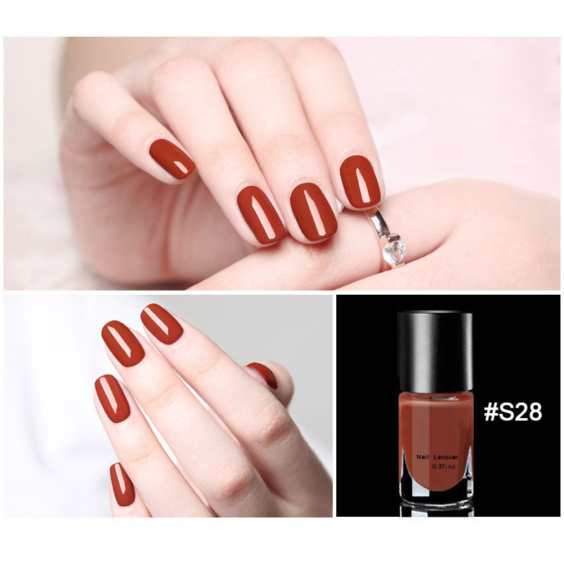 Removable, Baking free, Quick drying, Long lasting Nail polish