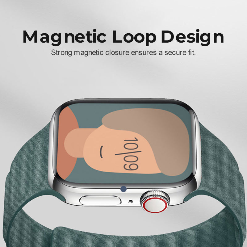 Magnetic Woven Twill Band (Apple Watch compatible)