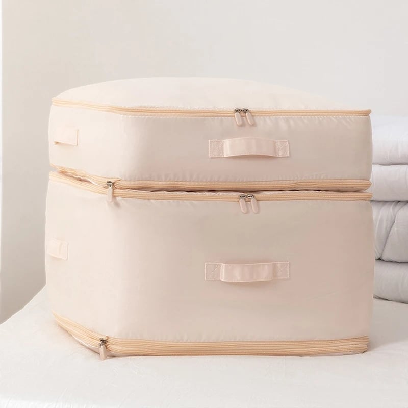Large capacity compressive duvet storage bag