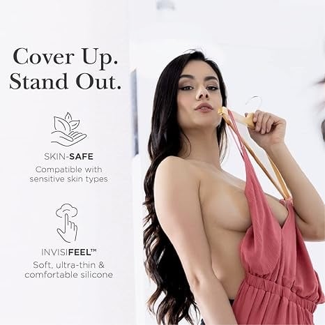 ๐#1 Best Seller๐ ---- Sticky but not gross! Seamless uplifting nipple shields