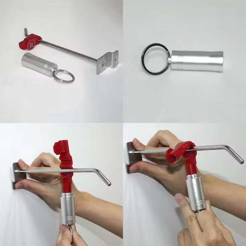 Anti-Theft Hook Lock Nail Remover