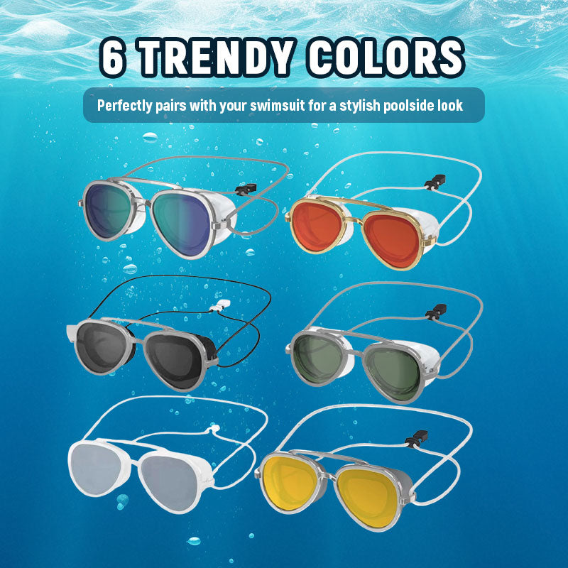 π Full-View Anti-Fog Swim Goggle