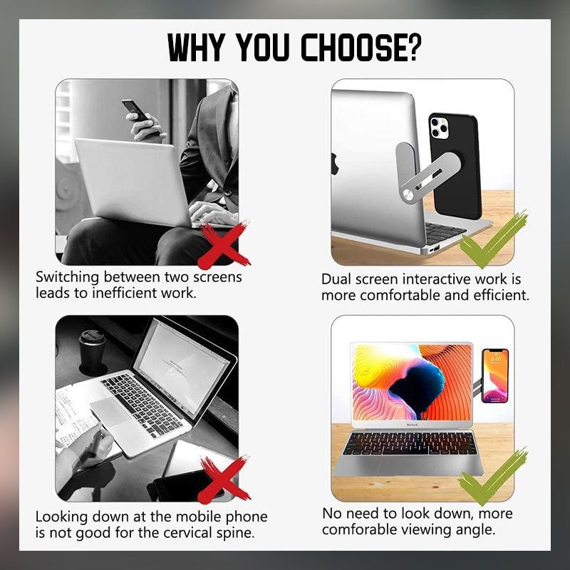 Computer And Mobile Phone Connection Same Screen Bracket