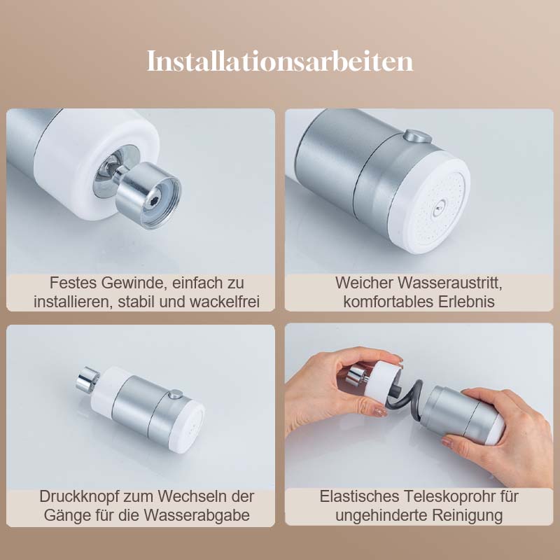 π Concealable magnetic pull-out tap extender - Make your kitchen and bathroom cleaner and more practical! β¨