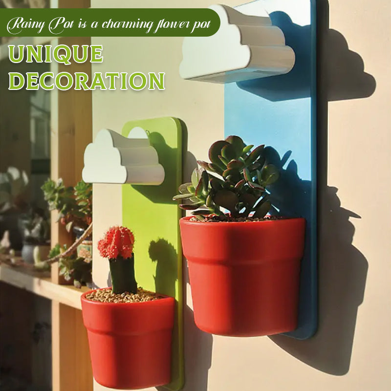 Rainy Pot: Now Your Flowers Can Have Their Very Own Rain Clouds