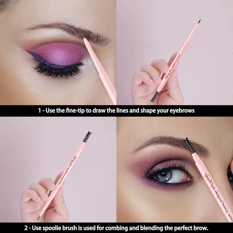 ✨Double-Head Rotating Fine Eyebrow Pencil Details Page✨