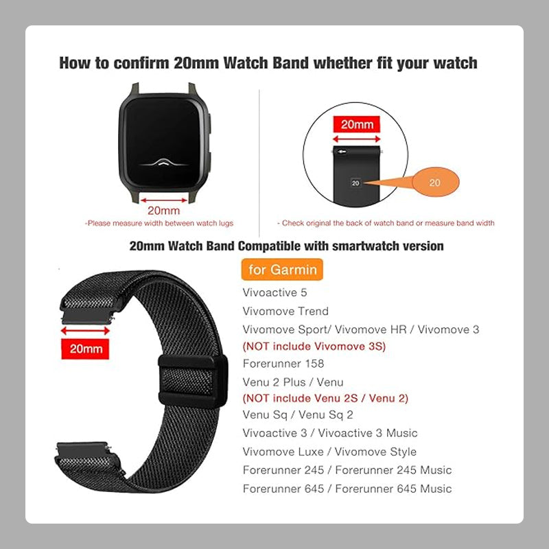 Magnetic Buckle Watch Strap