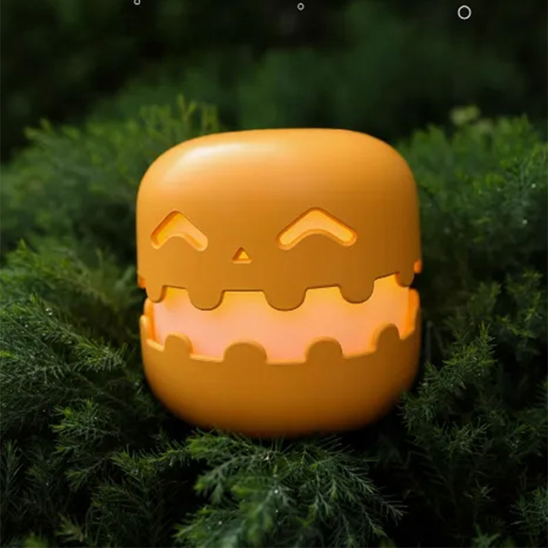 Halloween Press Pumpkin Night Light
