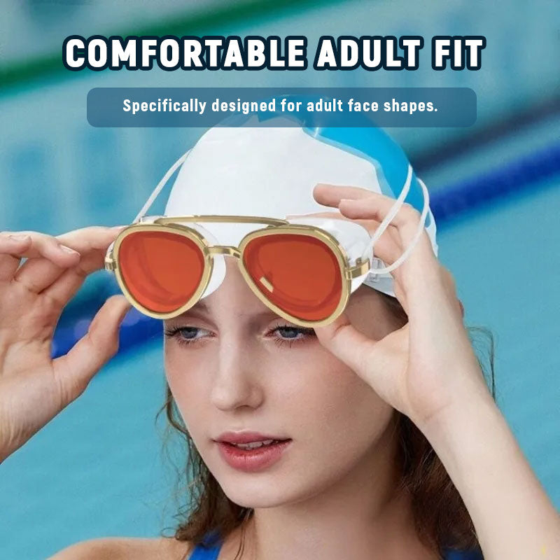 π Full-View Anti-Fog Swim Goggle