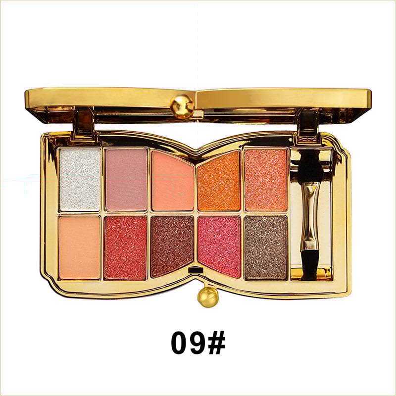 10 colors Sparkle Shimmer Eyeshadow Palette