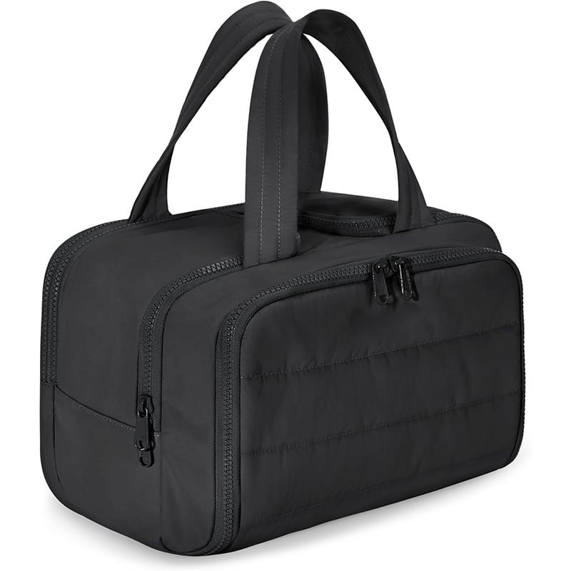 Large wide open travel duffel bag
