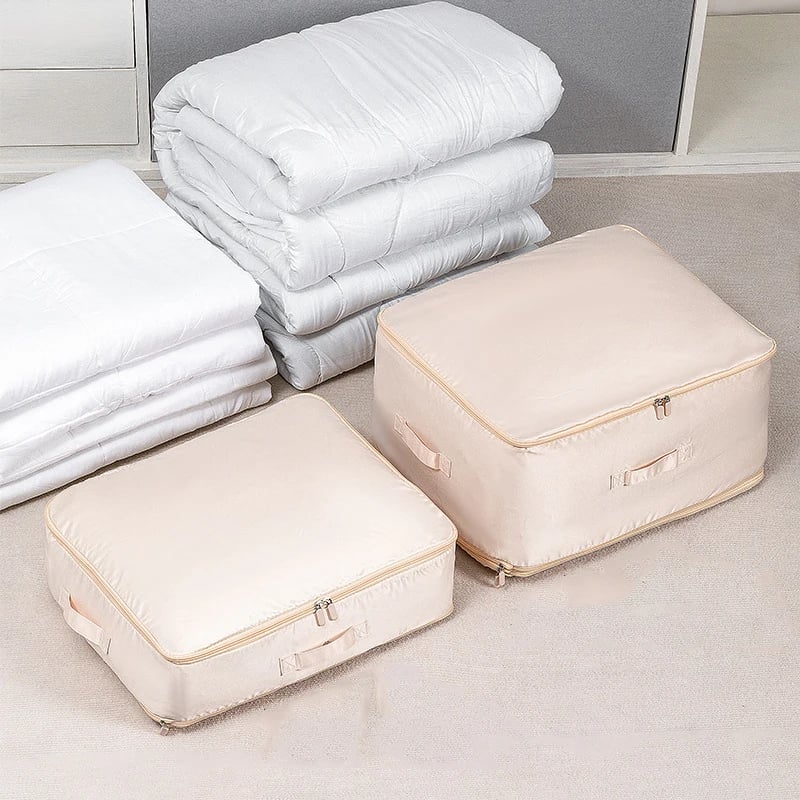 Large capacity compressive duvet storage bag