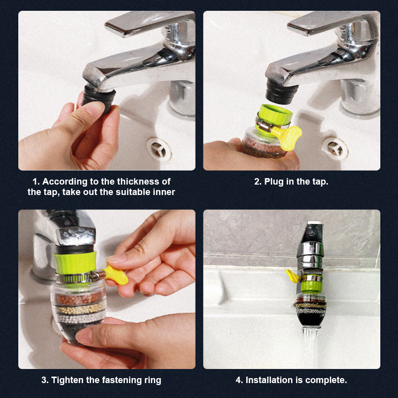 Rotating Water-Saving And Splash-Proof Faucet Nozzle