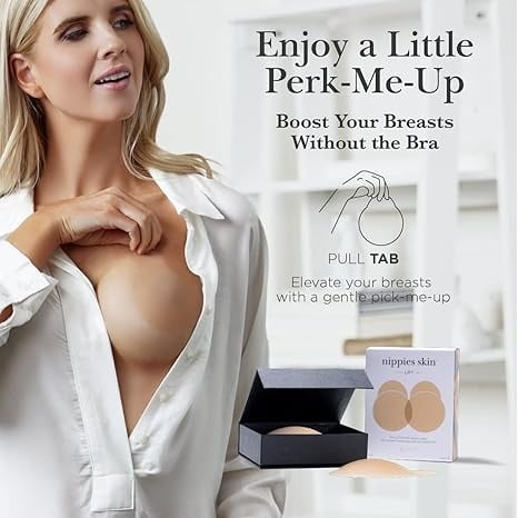 ๐#1 Best Seller๐ ---- Sticky but not gross! Seamless uplifting nipple shields
