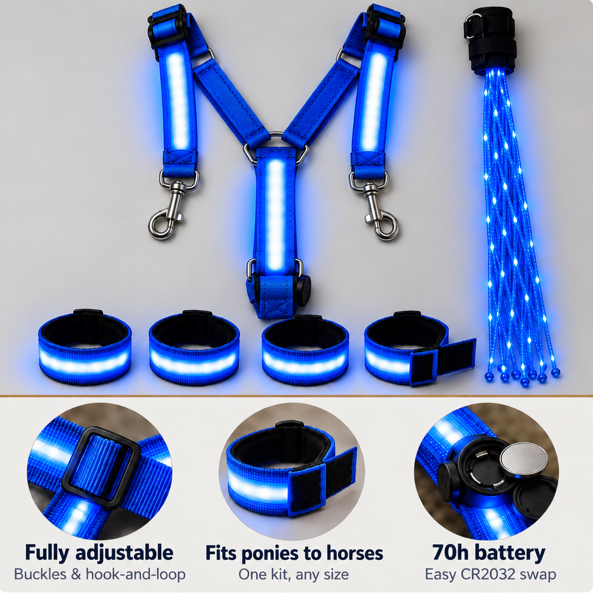 πLight-up Horse-riding Set