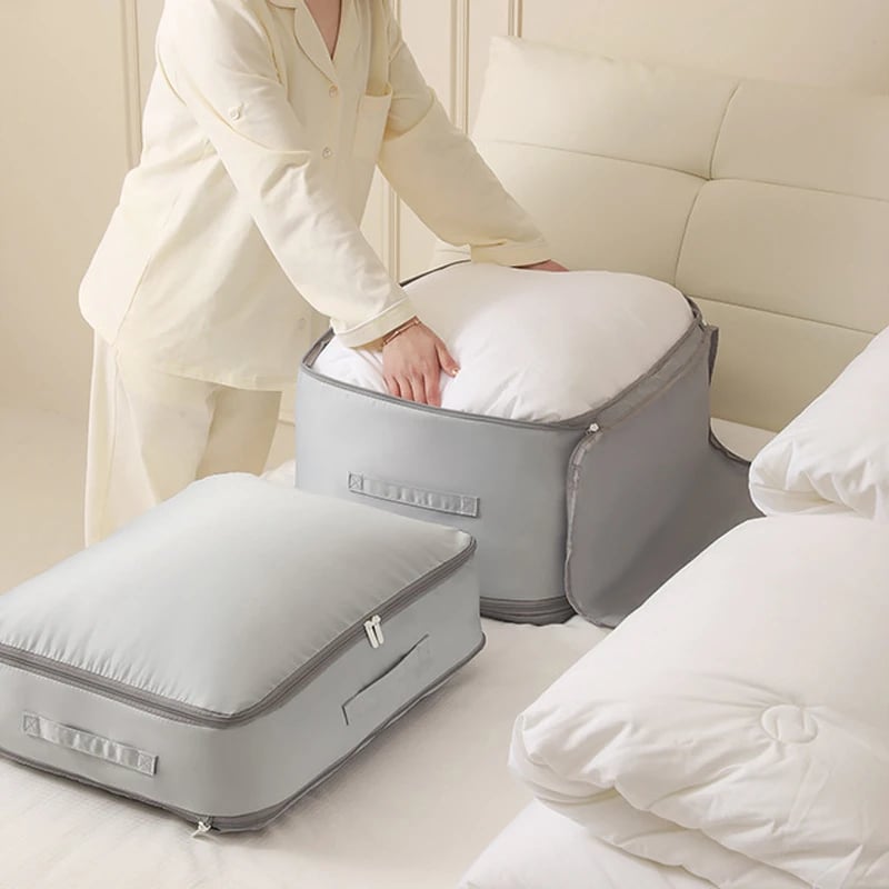 Large capacity compressive duvet storage bag