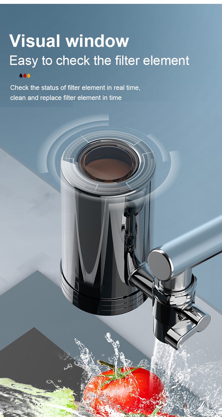 🔥 Installation-free Stainless Steel Household Faucet Water Purifier
