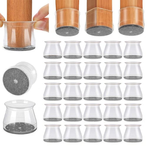 ✨ Universal Rubber Chair Leg Protectors - Suitable for all chair leg shapes, scratch-resistant and durable, the ultimate solution to protect your floors