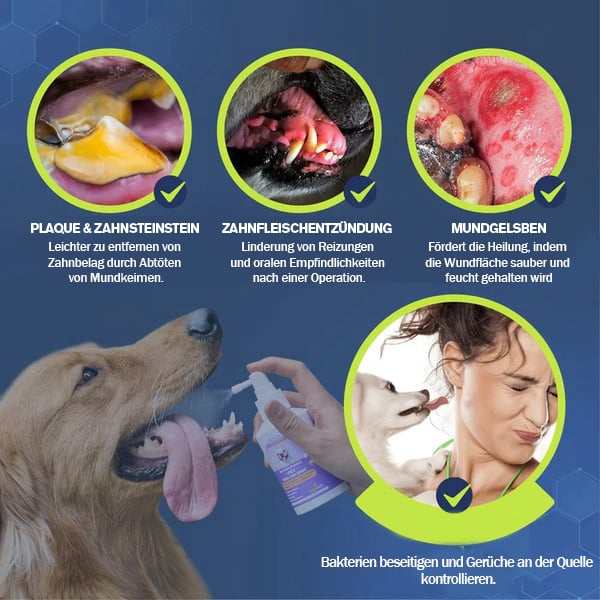 š„Offerš„Tooth cleaning spray for dogs and cats.