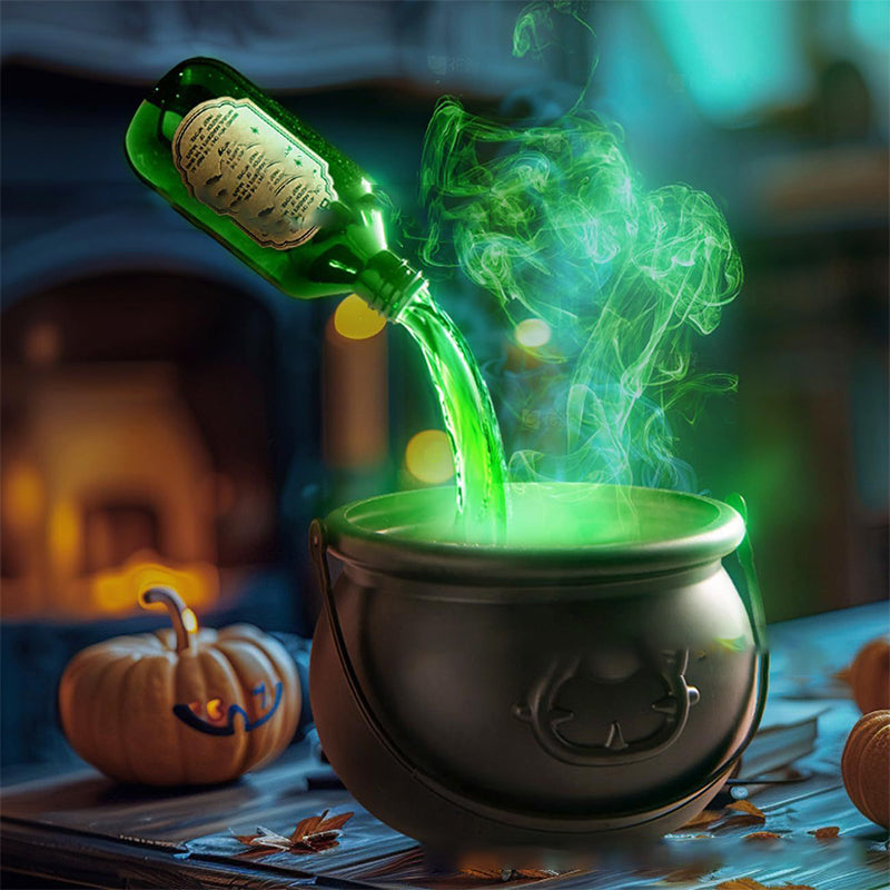 🎃Halloween Decoration Magic Float Bottle and Diffuser - Black Bat Witch Pot🦇🧙♀️