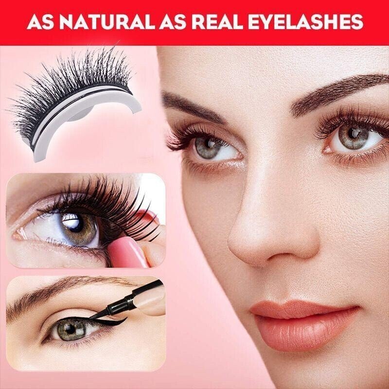 🎄Reusable Self-Adhesive Eyelashes🎄(🔥Buy 1 Get 1 Free🔥)