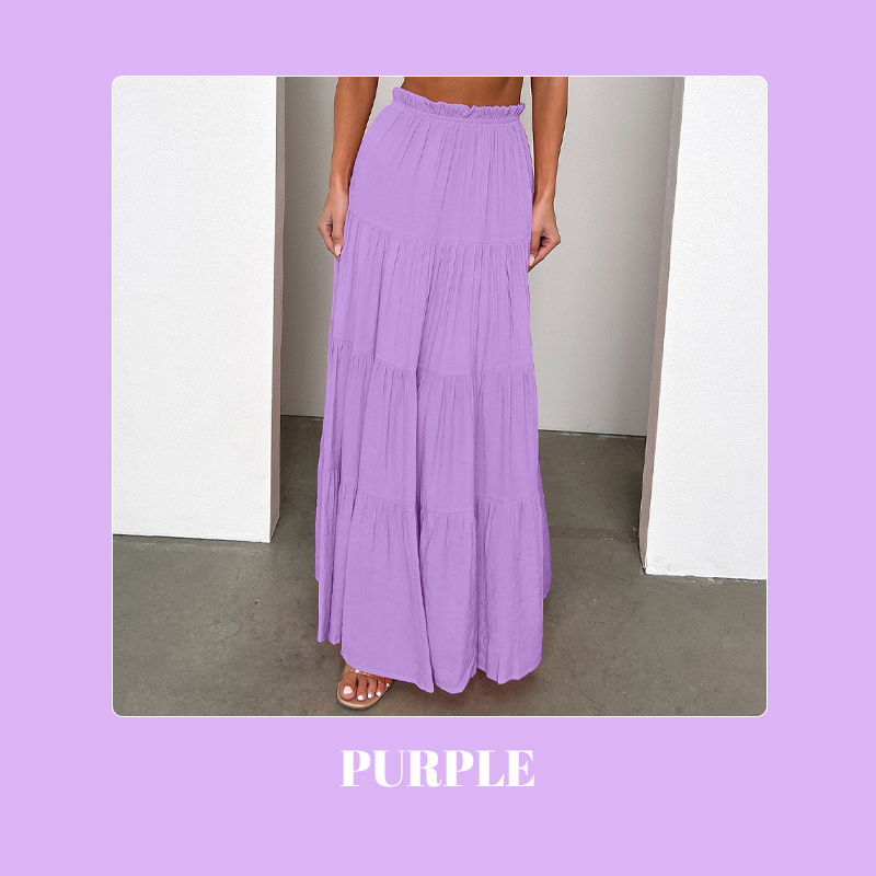 Ladies Casual Long Skirt