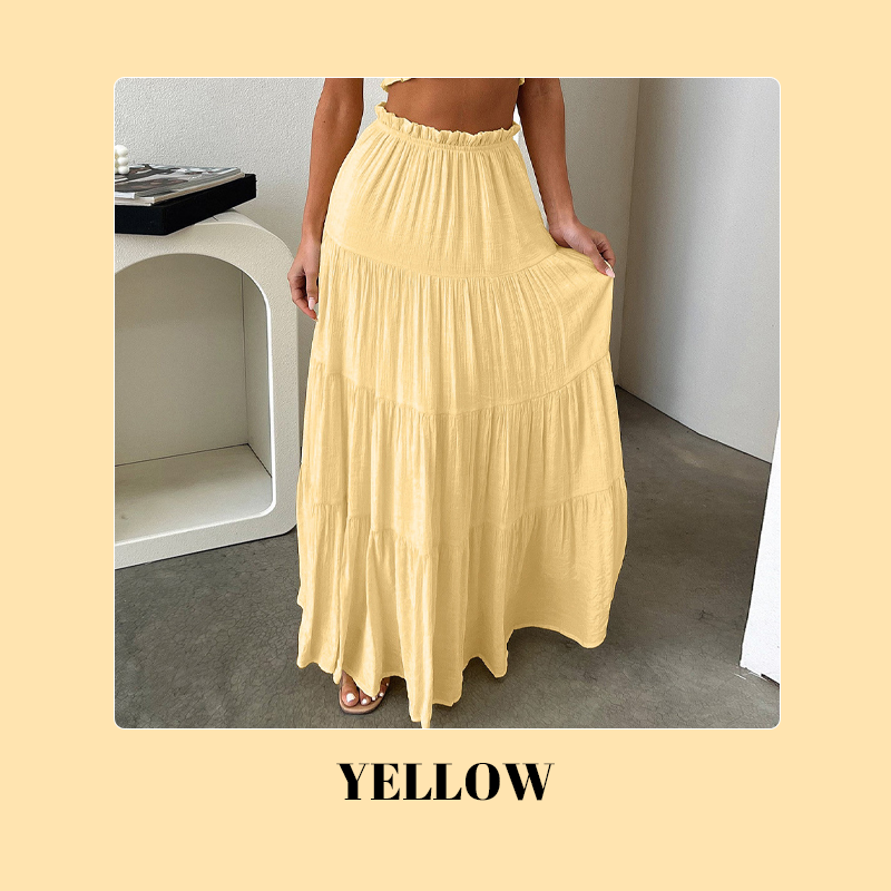 Ladies Casual Long Skirt