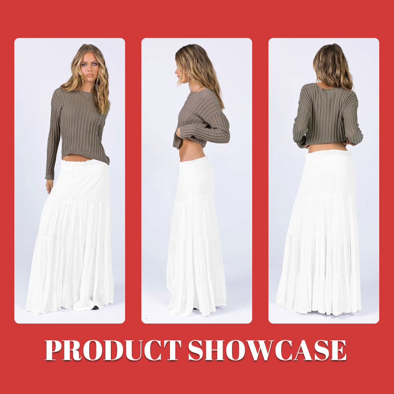 Ladies Casual Long Skirt