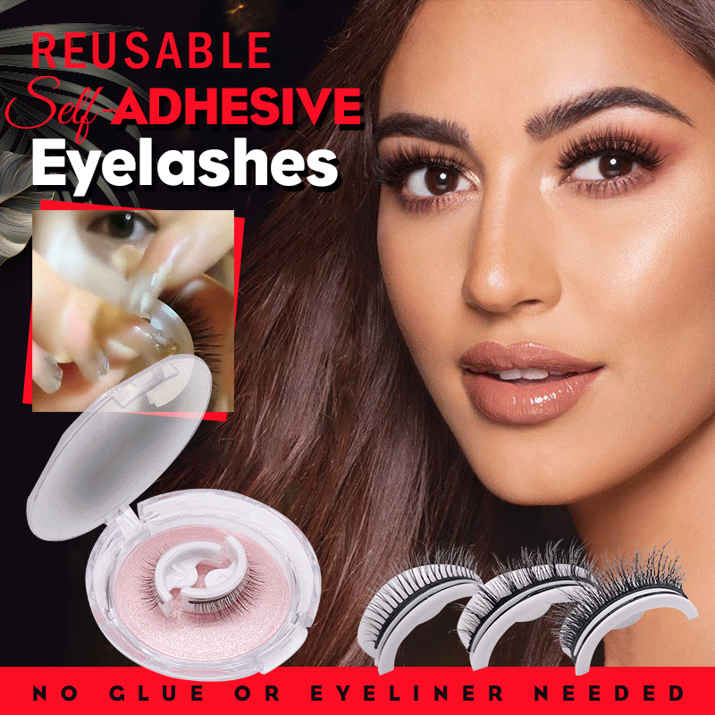 🎄Reusable Self-Adhesive Eyelashes🎄(🔥Buy 1 Get 1 Free🔥)