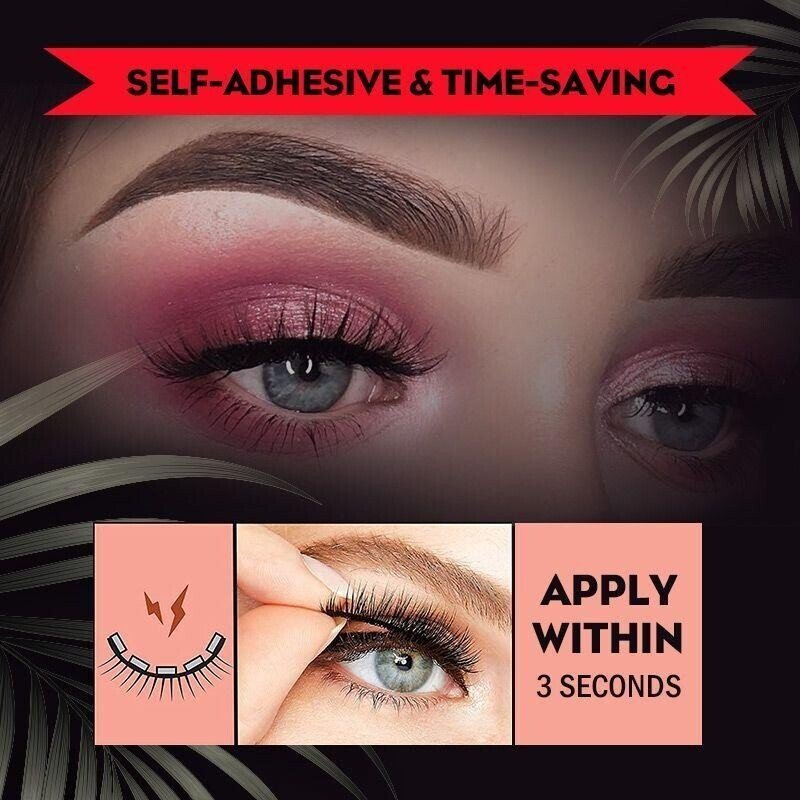 🎄Reusable Self-Adhesive Eyelashes🎄(🔥Buy 1 Get 1 Free🔥)