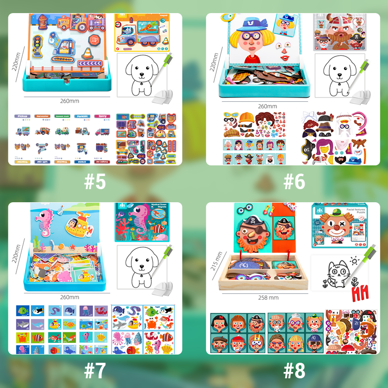 Children's Educational Magnetic Puzzles