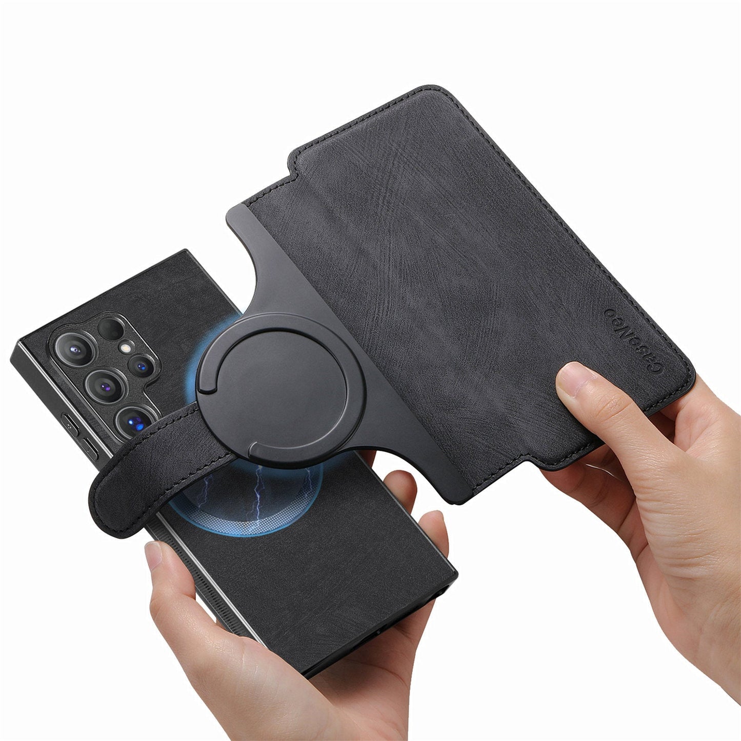 Magnetic, detachable 2-in-1 cell phone case