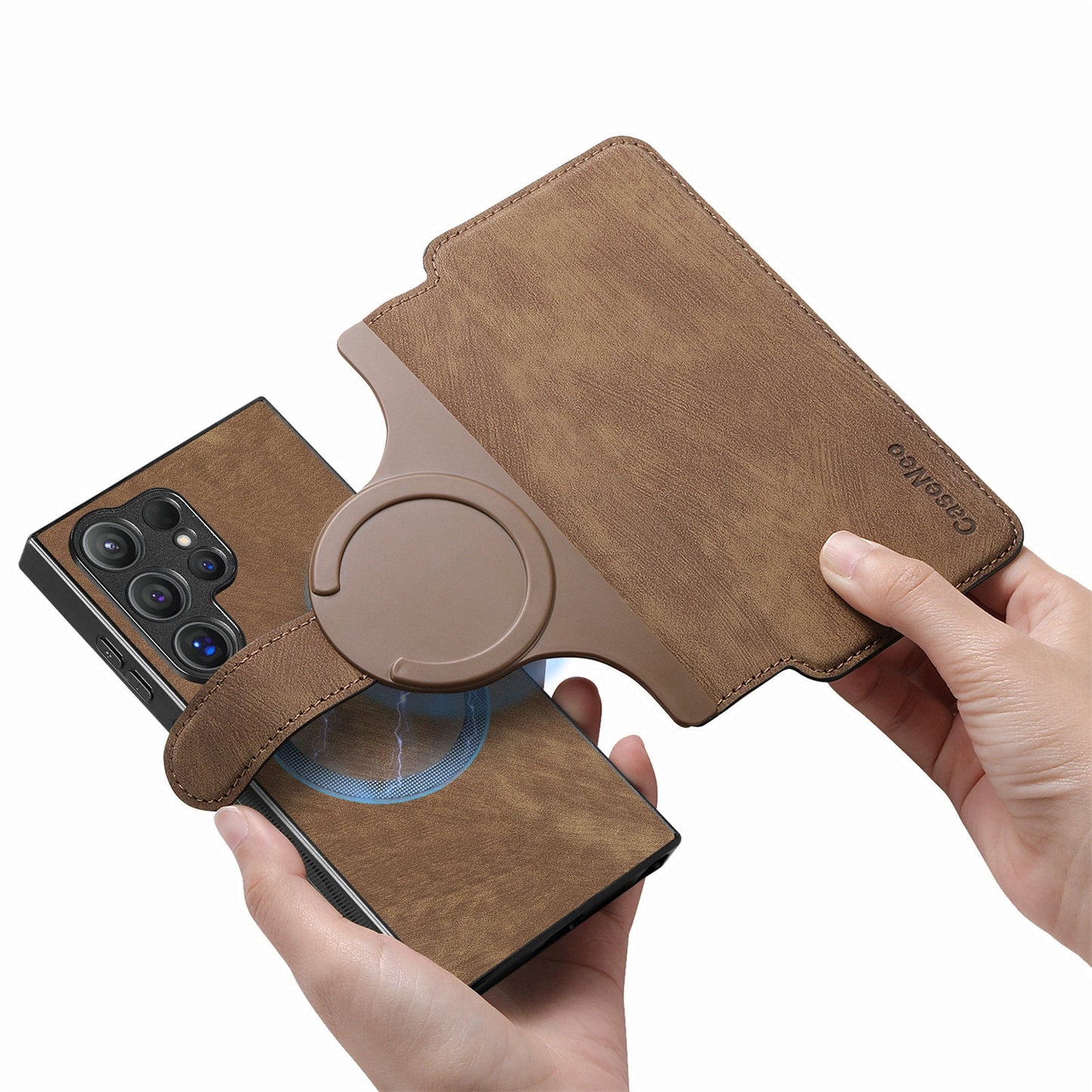 Magnetic, detachable 2-in-1 cell phone case