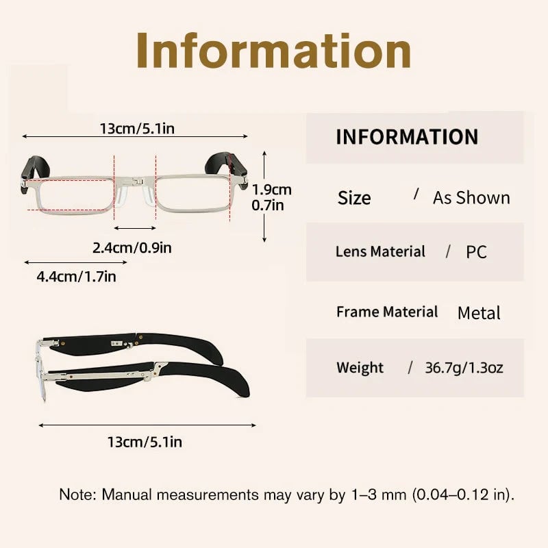 (🎁Last day 49% discount)👓Folding reading glasses with blue light filter and case