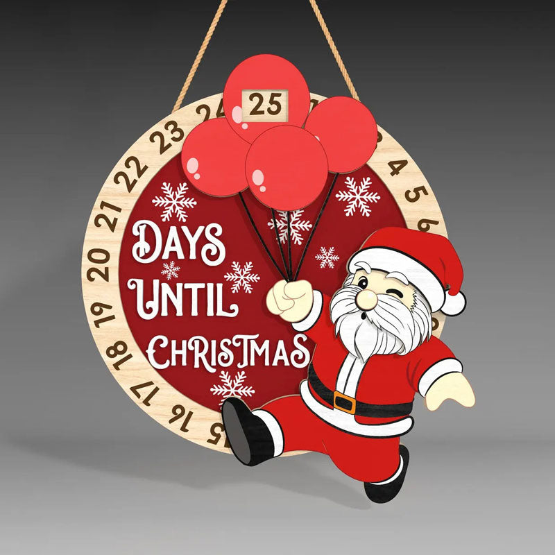 Santa Claus Countdown Pendant
