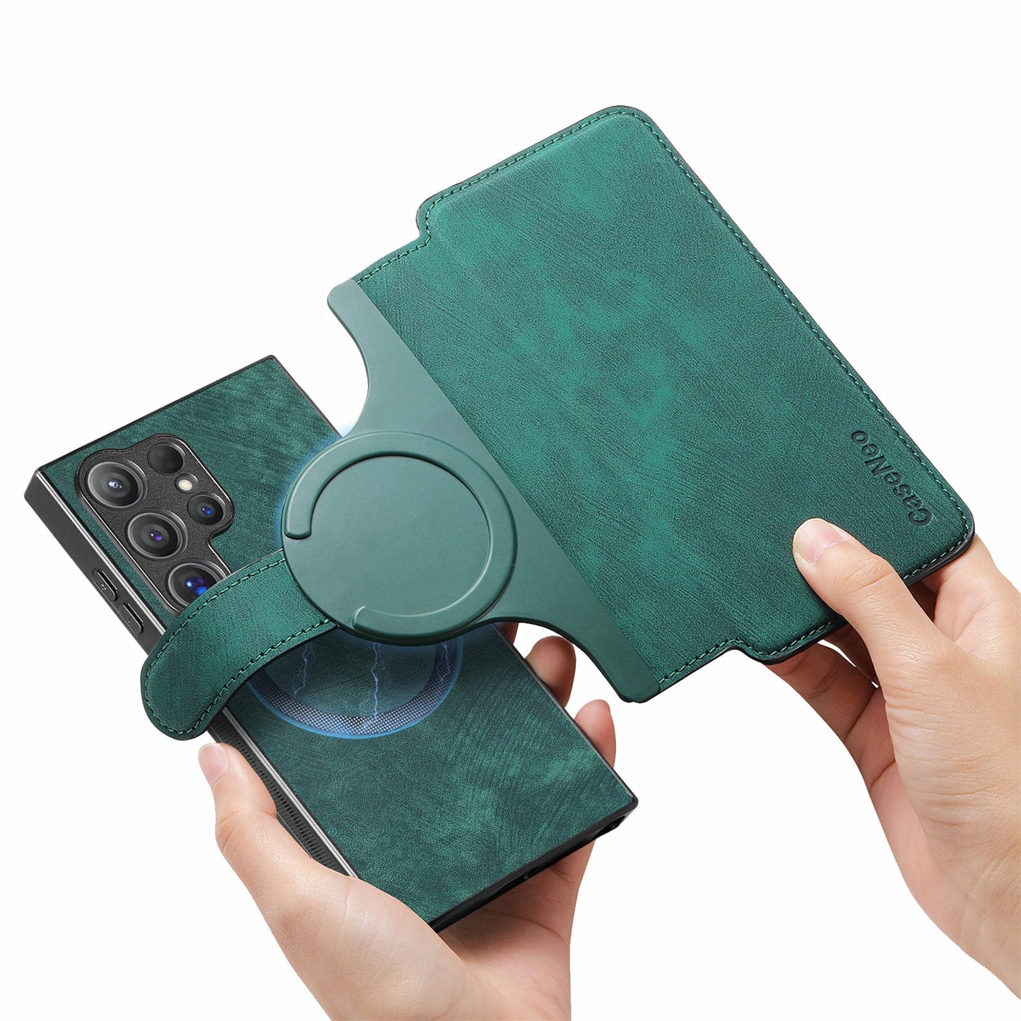 Magnetic, detachable 2-in-1 cell phone case