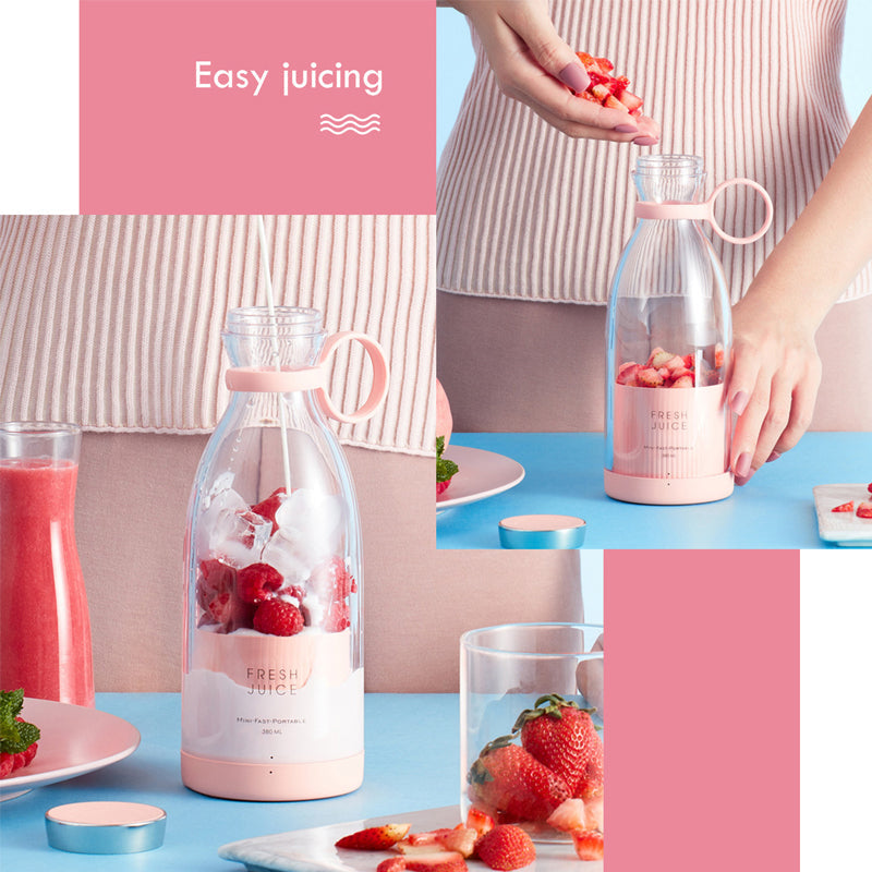 Portable electric juicer cup