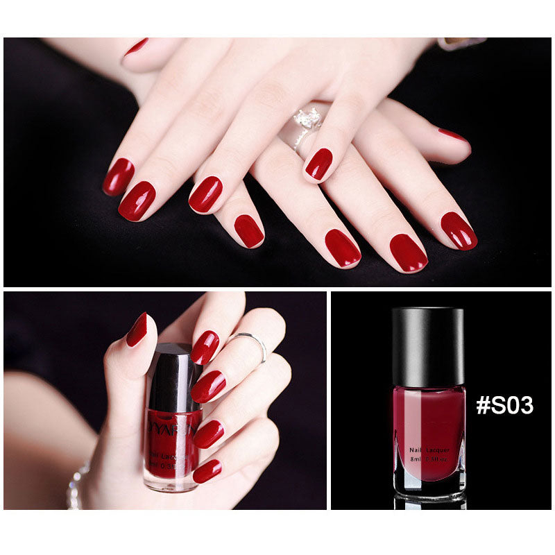 Removable, Baking free, Quick drying, Long lasting Nail polish