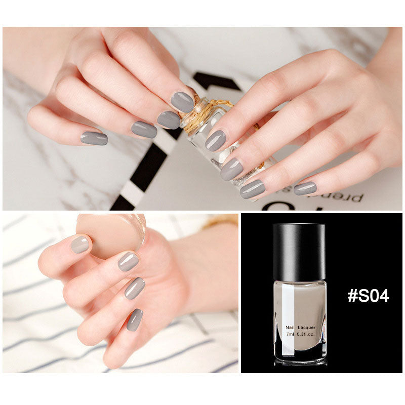 Removable, Baking free, Quick drying, Long lasting Nail polish