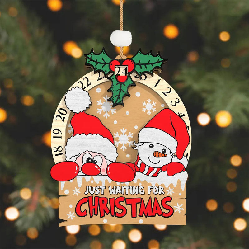 Santa Claus Countdown Pendant