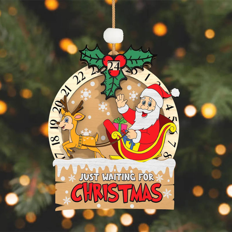 Santa Claus Countdown Pendant