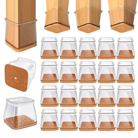 ✨ Universal Rubber Chair Leg Protectors - Suitable for all chair leg shapes, scratch-resistant and durable, the ultimate solution to protect your floors